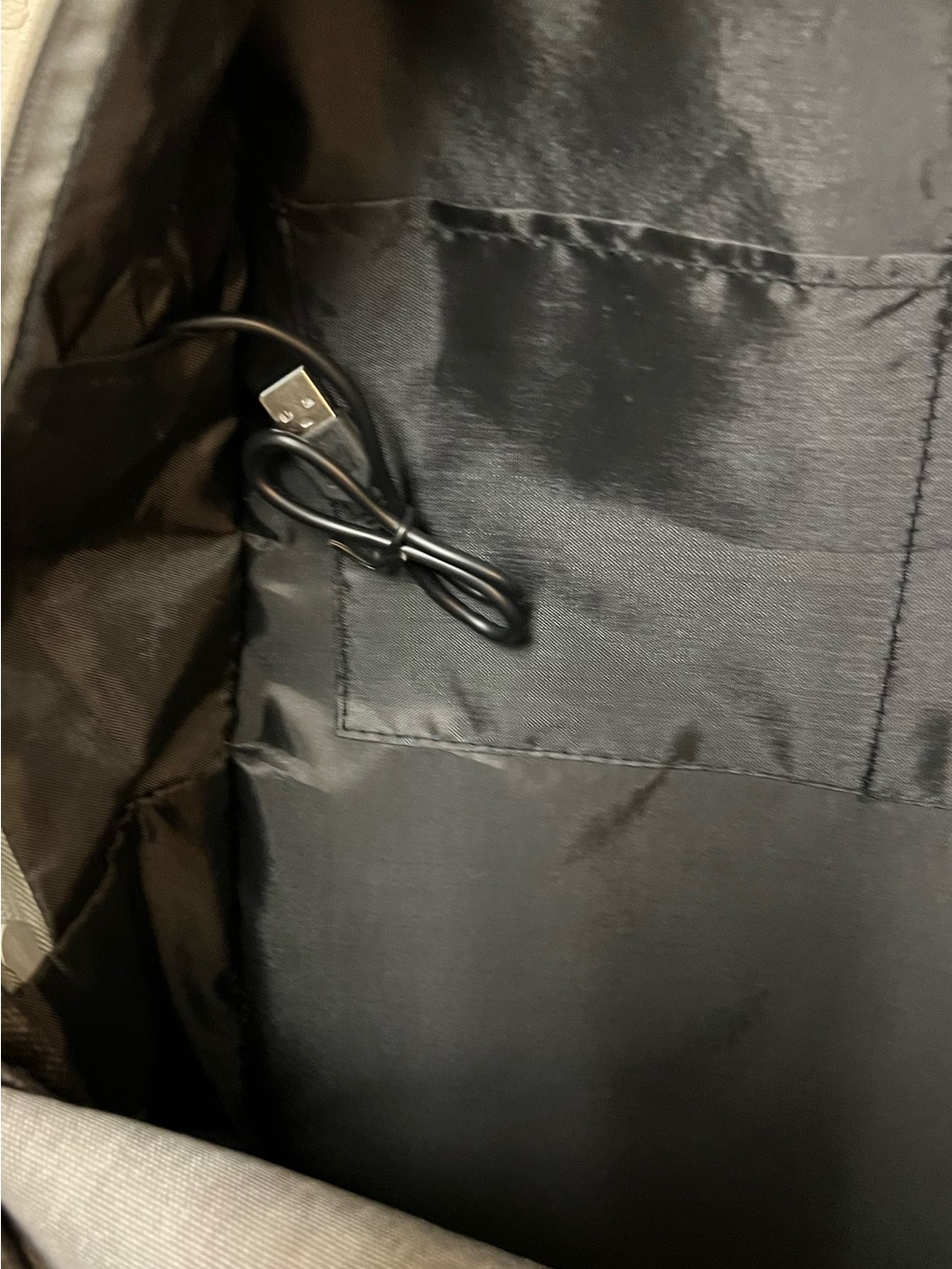 Coca Cola Gray Backpack with Red Script Logo - Picture 8 of 10
